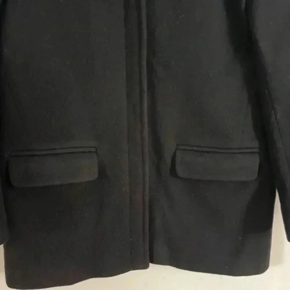 NY&CO black wool coat 6